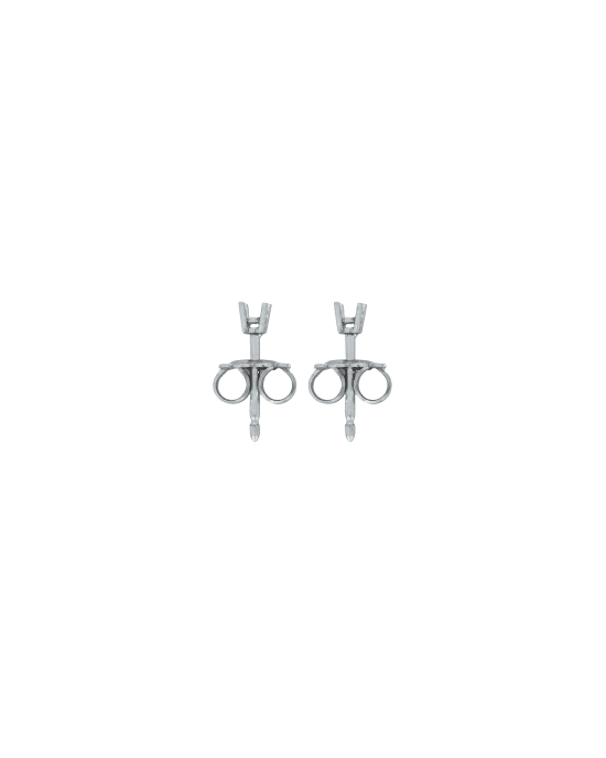 18CT W/G TRAD EAR MOUNT 7pt